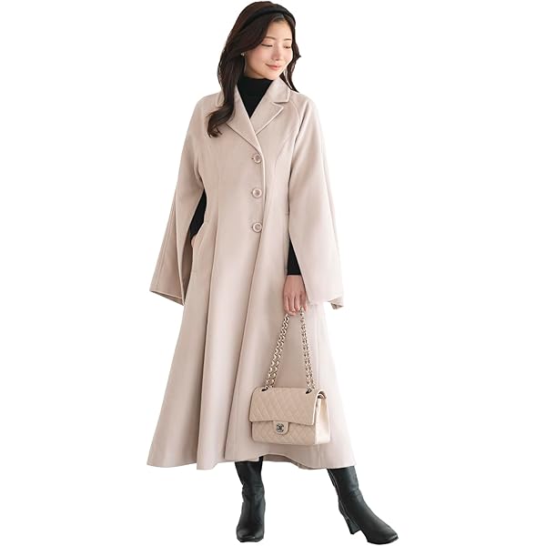 Amazon | [ルイ ルエ ブティック] フォックスファー ケープ コート